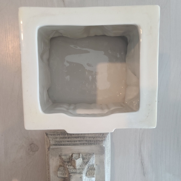 Sakura Debbie Mumm Halloween Cookie Jar Haunted House Ceramic Collectible Ghost - Picture 10 of 13